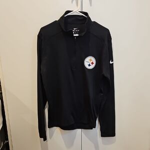 Nike Pittsburgh Steelers Black Quarter-Zip Pullover